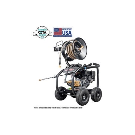 Fna Group Simpson SuperPro Roll-Cage Gas Pressure Washer W/ Simpson 208cc Engine, 3600PSI, 2.5GPM 65202